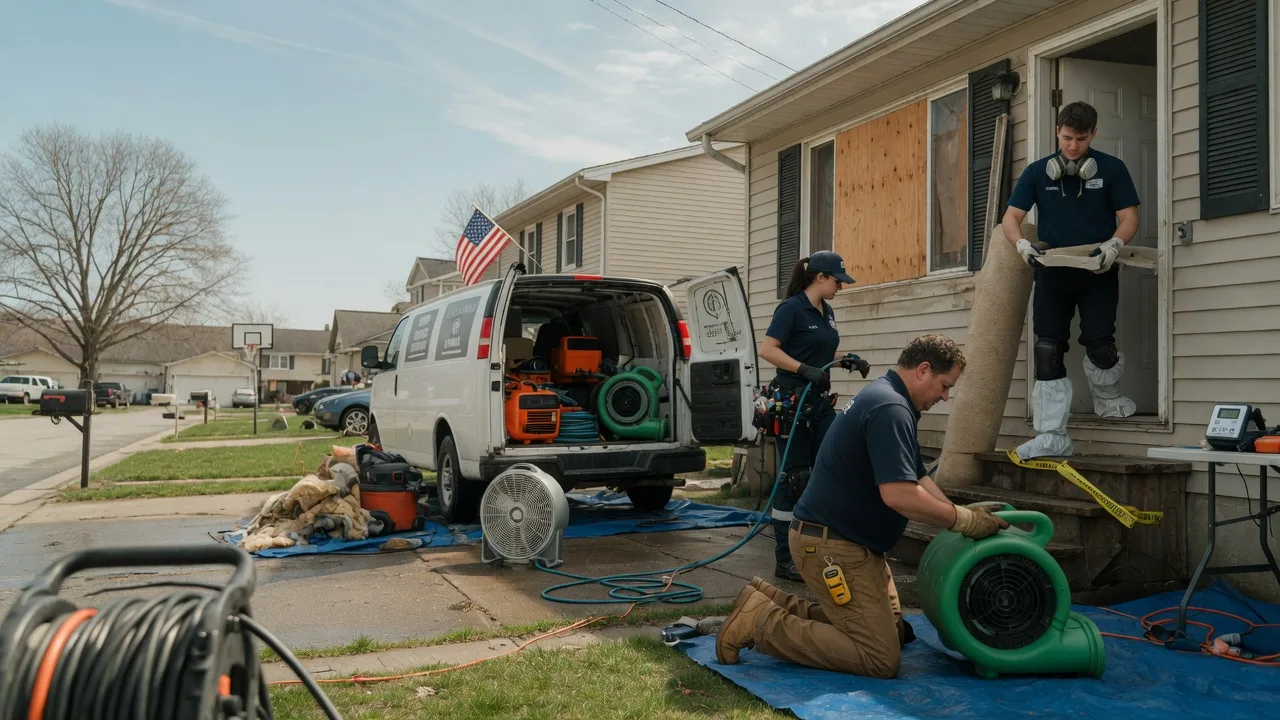 Water Damage Restoration in Brookport, IL near me